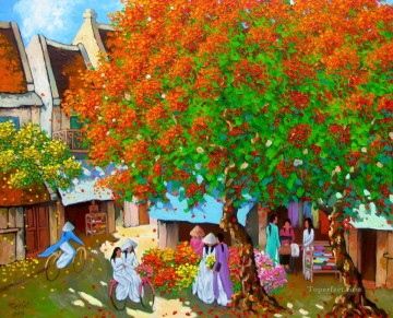 Asian Painting - Noon in Summer Vietnamese Asian